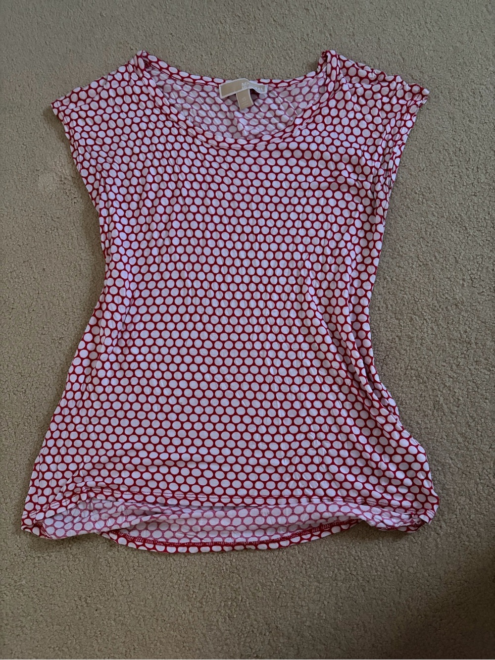 {Michael Kors} Red Polka Dot Women’s Top